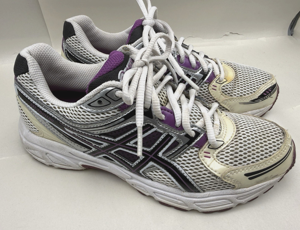 Asics Women's Gel Contend Size 7.5 Running Shoes T2F9N Sneakers Purple *USED...